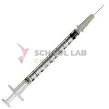 Sterile Plastic Syringe - 1ml - Pack of 100